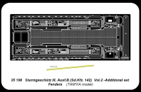 35;Stug III B   Fender / Kettenbleche  (Tamiya)