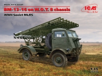 35; BM-13-16 on W.O.T. 8 chassis, WWII Soviet MLRS