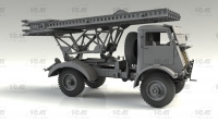 35; BM-13-16 on W.O.T. 8 chassis, WWII Soviet MLRS