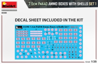 35; Deutsche 7,5cm Pak 40 Munition   Set 1