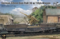 35; 8,8cm Flak 36 with SSys Waggon  (NEW 10.2024)