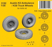 35; Austin K2 Ambulance  Wheel set