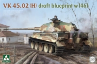 35; VK 45.02(H) draft blueprint w 1461  Tiger I + Tiger II Po-Turm   (NEW 08.2024)