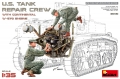 35; US TANK REPAIR CREW WITH CONTINENTAL W-670 ENGINE